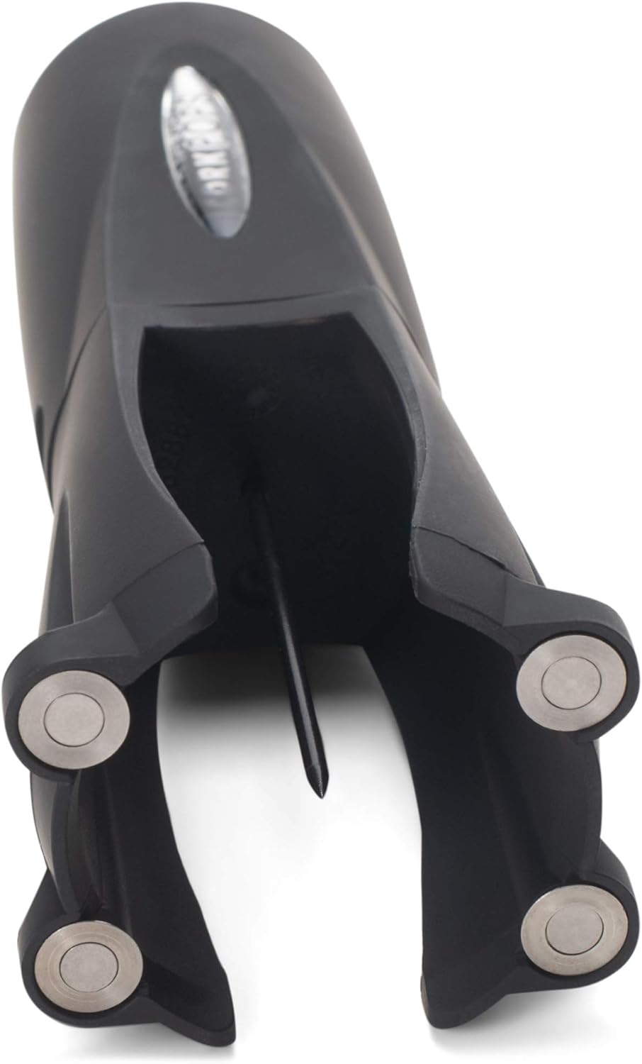 Cork Pops Legacy Wine Opener Built-in 4-Blade Foil Cutter Safe Cork Removal, Effortless Push Button Use, Needle Guard for Safety, Low-Pressure Cartridge Opens Up To 60 Bottles