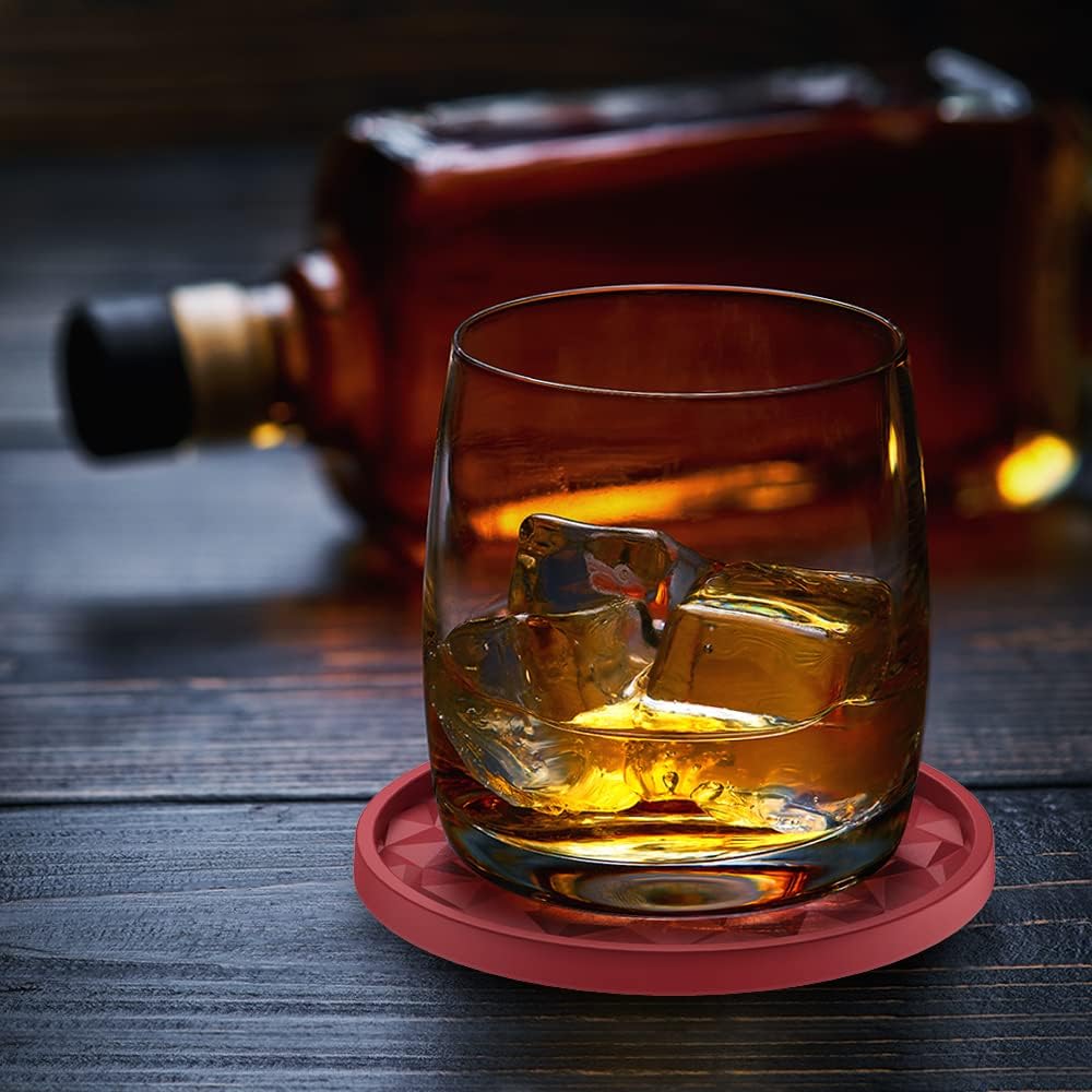 Silicone Coasters with Holder