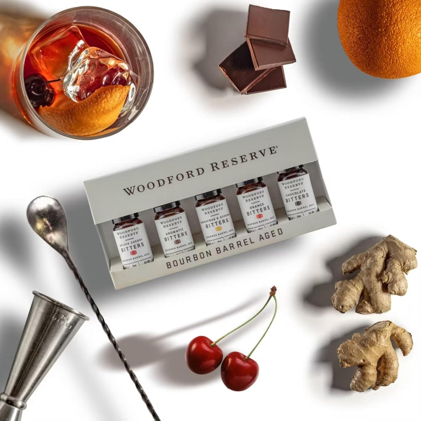 WOODFORD RESERVE® BITTERS DRAM SET – FIVE PACK (10ML EACH)