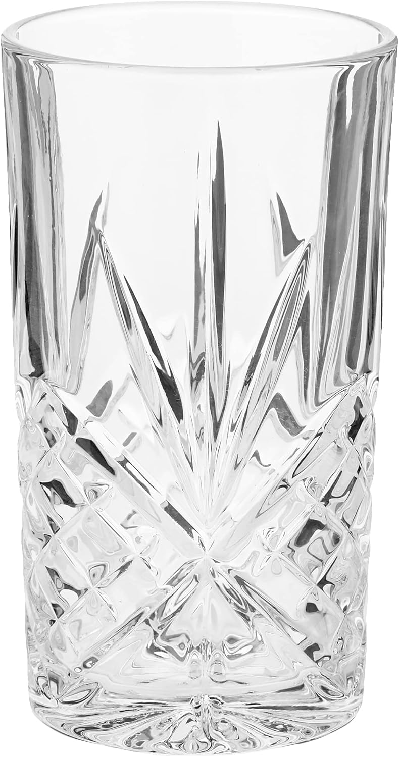 Godinger Dublin Crystal Highball Glasses, Set of 12