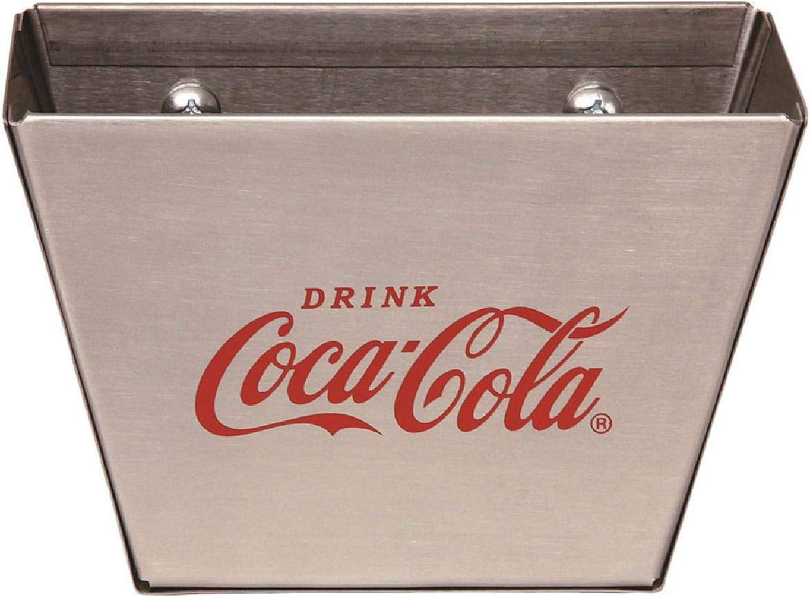 Tablecraft 1 X Coca Cola Wall Mount Bottle Opener and Coca Cola (Coke) Bottle Cap Catcher Set
