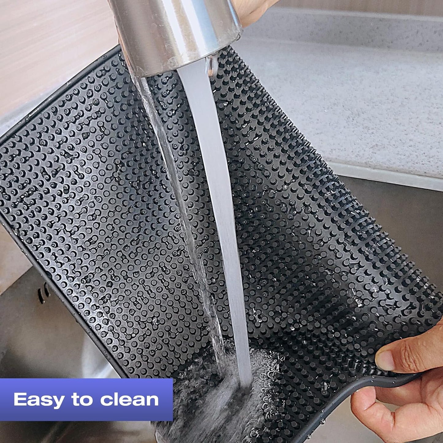 Bar Mat for Home Bar | Bar Drink Mat for Countertop and Table Top, Easy Clean (2, 18" x 12")
