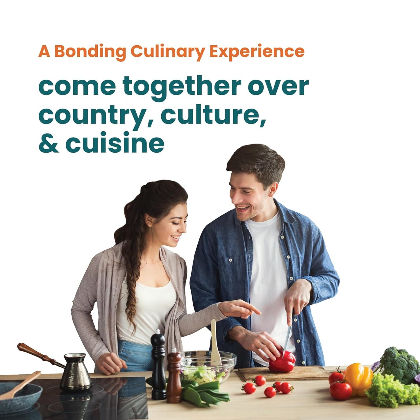 eat2explore Global Cooking Kit - Authentic Recipes, Essential Spices, Cultural Fun & Expert Drink Pairings - Perfect for Date Night and Dinner Parties (India Edition)