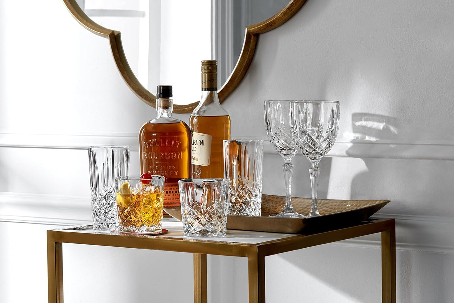Marquis by Waterford Markham Highball Glasses, Set of 4, 13 oz, Cocktail Glasses