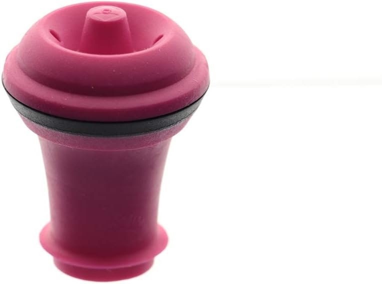 Vacu Vin Wine Saver Vacuum Stoppers – Set of 3 – Multicolor – Airtight Seal to Keep Wine Fresh Up to a Week – Compatible with Vacu Vin Wine Saver Pump – Reusable & Dishwasher Safe