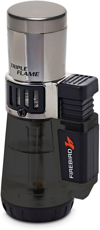 Firebird by Colibri Afterburner Triple Torch Lighter Black