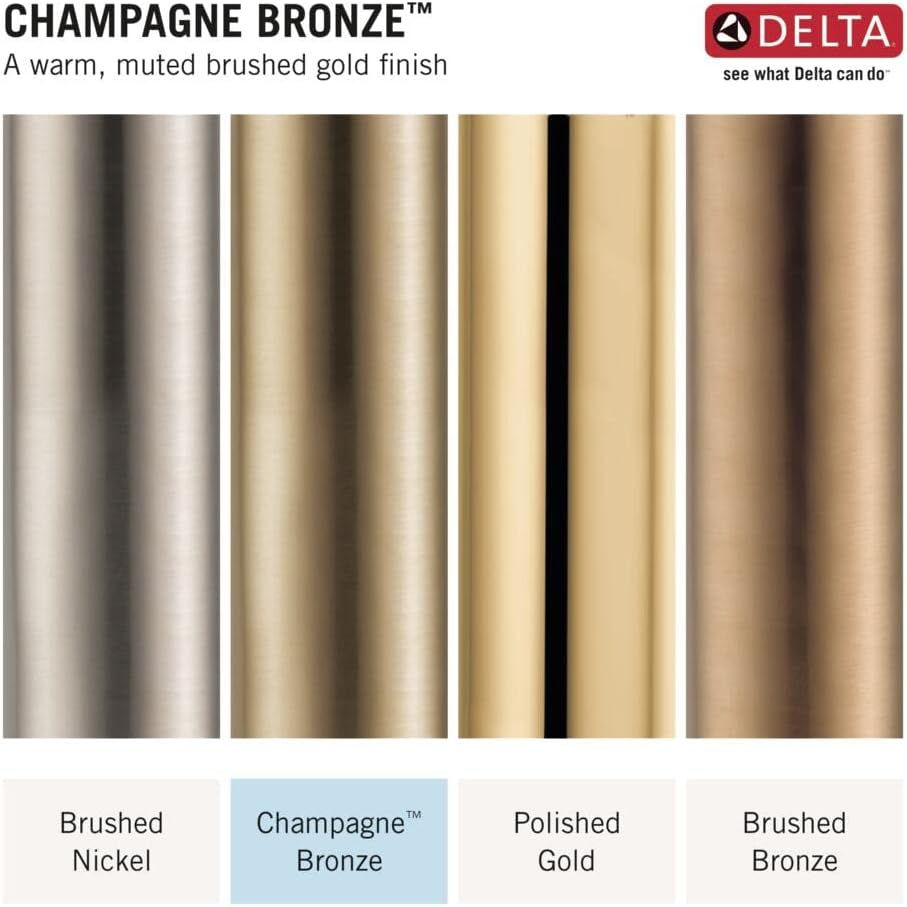 Delta Faucet 72030-CZ Disposal and Flange Stopper, Kitchen, Champagne Bronze, 4.50 x 4.50 x 4.50 inches