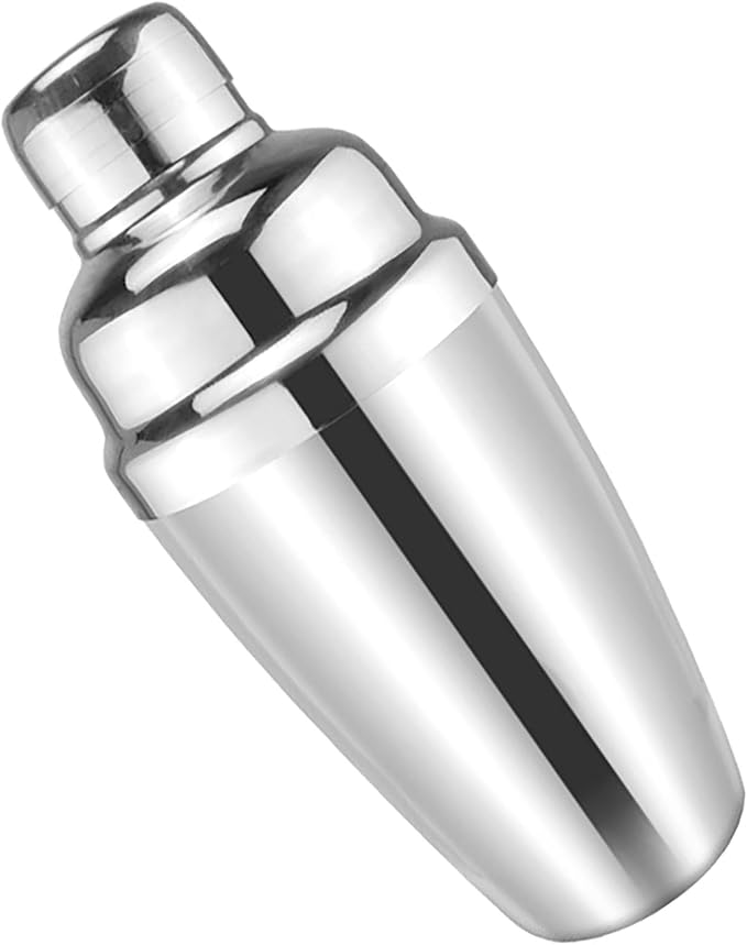 11.8 Oz Cocktail Shaker, 6.9 In x 3 In Stainless Steel Drink Shaker with Built-In Strainer for Bar Mixed Tools (11.8 oz) - B0DJXT6NMN