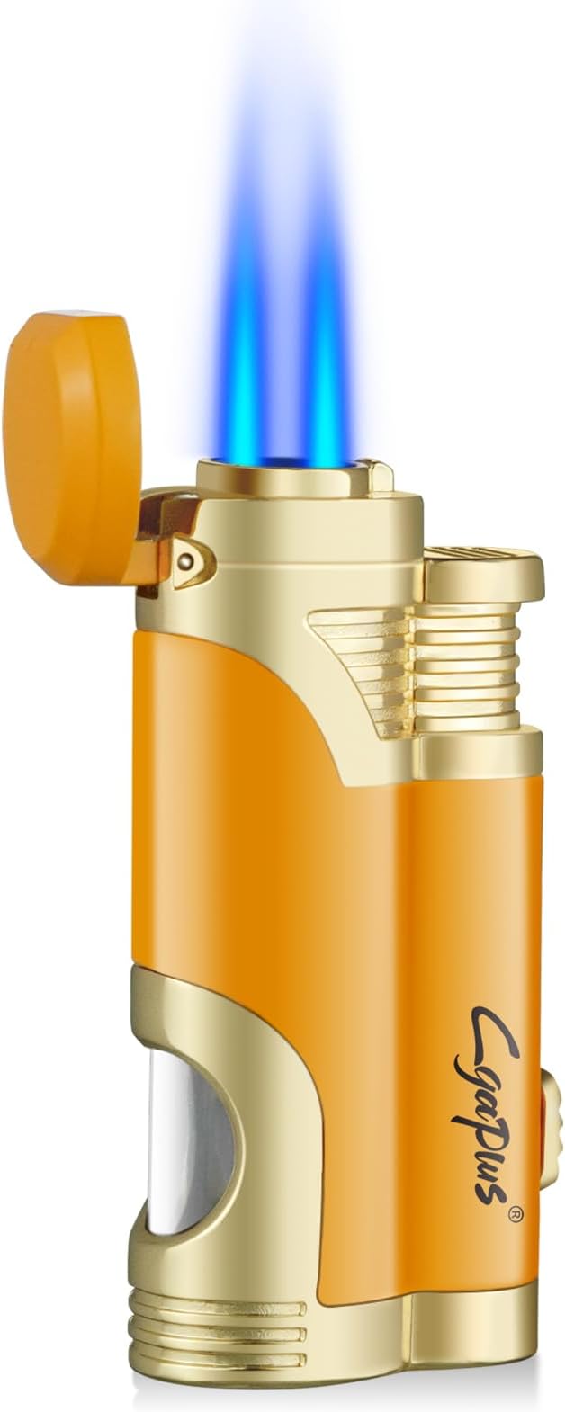 GUEVARA Butane Torch Lighter with Punch Windproof Double Jet Lighters - B0G51RZG1Z