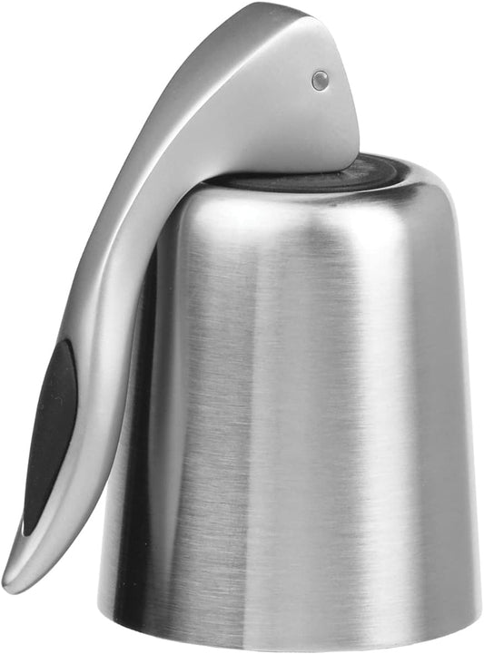 Oggi Bottle Stopper, Lever, Stylish Wine Topper (7653.)