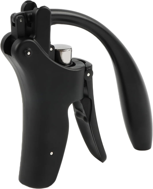 KEISSCO Compact Wine opener Vertical Lever Corkscrew Wine Bottle Opener with Foil Cutter & Extra Screw