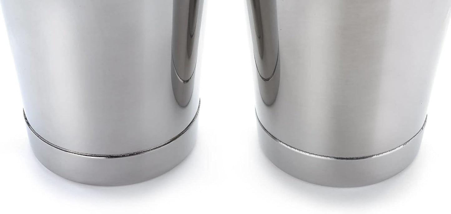 Barfly Skull Cocktail Shaker Tin Set (18 oz and 28 oz),Stainless Steel, Skull,M37009SKU