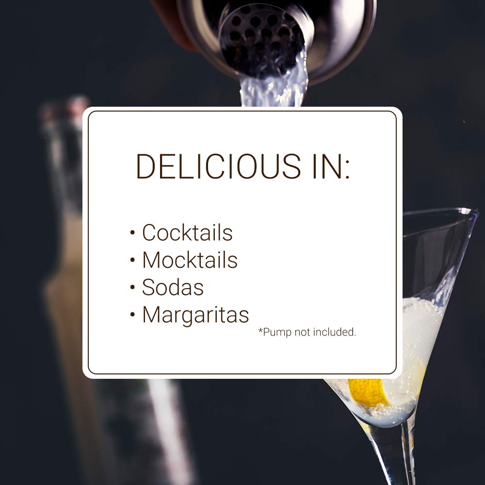 Monin - 5 Flavor Classic Cocktail Collection: Pomegranate, Mojito, Agave Nectar, Mango, and Pure Cane Syrups, Great for Classic Happy Hour Cocktails, Non-GMO, Gluten-Free (50 ml per bottle)