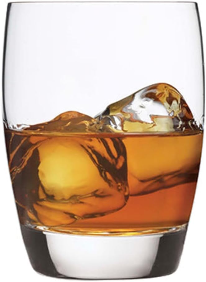 Luigi Bormioli Michelangelo 15.75 oz Double Old Fashion Glasses - Classic Design Ideal for Cocktails, Modern Durability - Fine Laser-Cut Rims, Dishwasher Safe, Made in Italy (Set of 4)