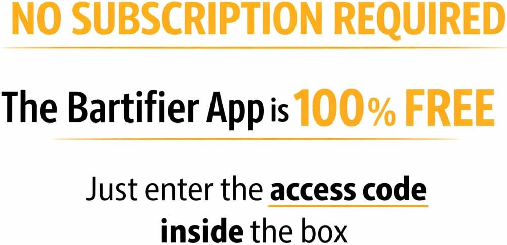 Cocktail Maker – Make 3000+ Cocktails with The App-Guided Drink Mixer – Easy Cocktail Measuring System – Unique Bartender Gift