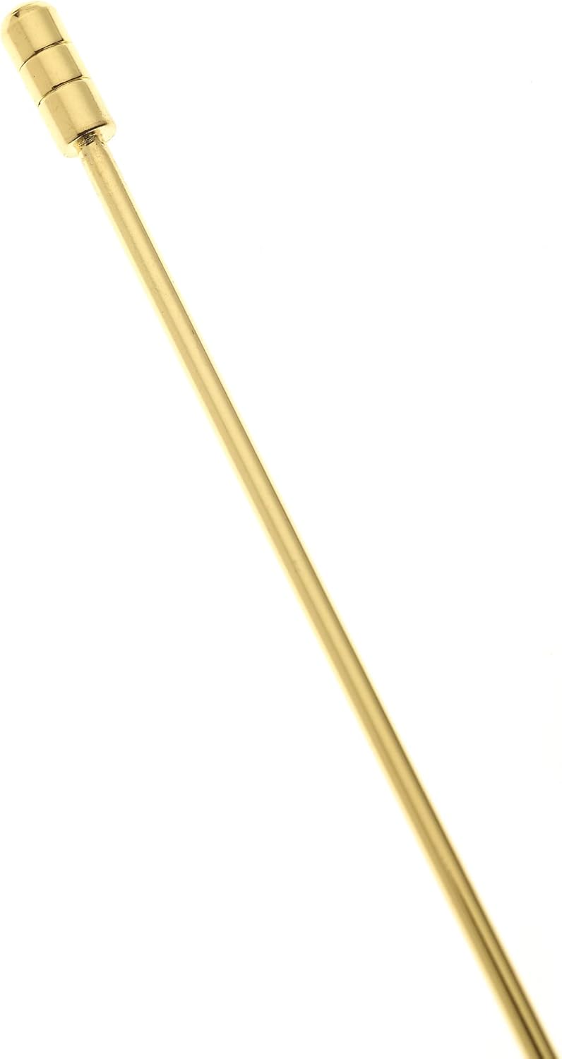 Barfly Cocktail Picks, Grooved, Gold Plated, Set 12, 4.5"