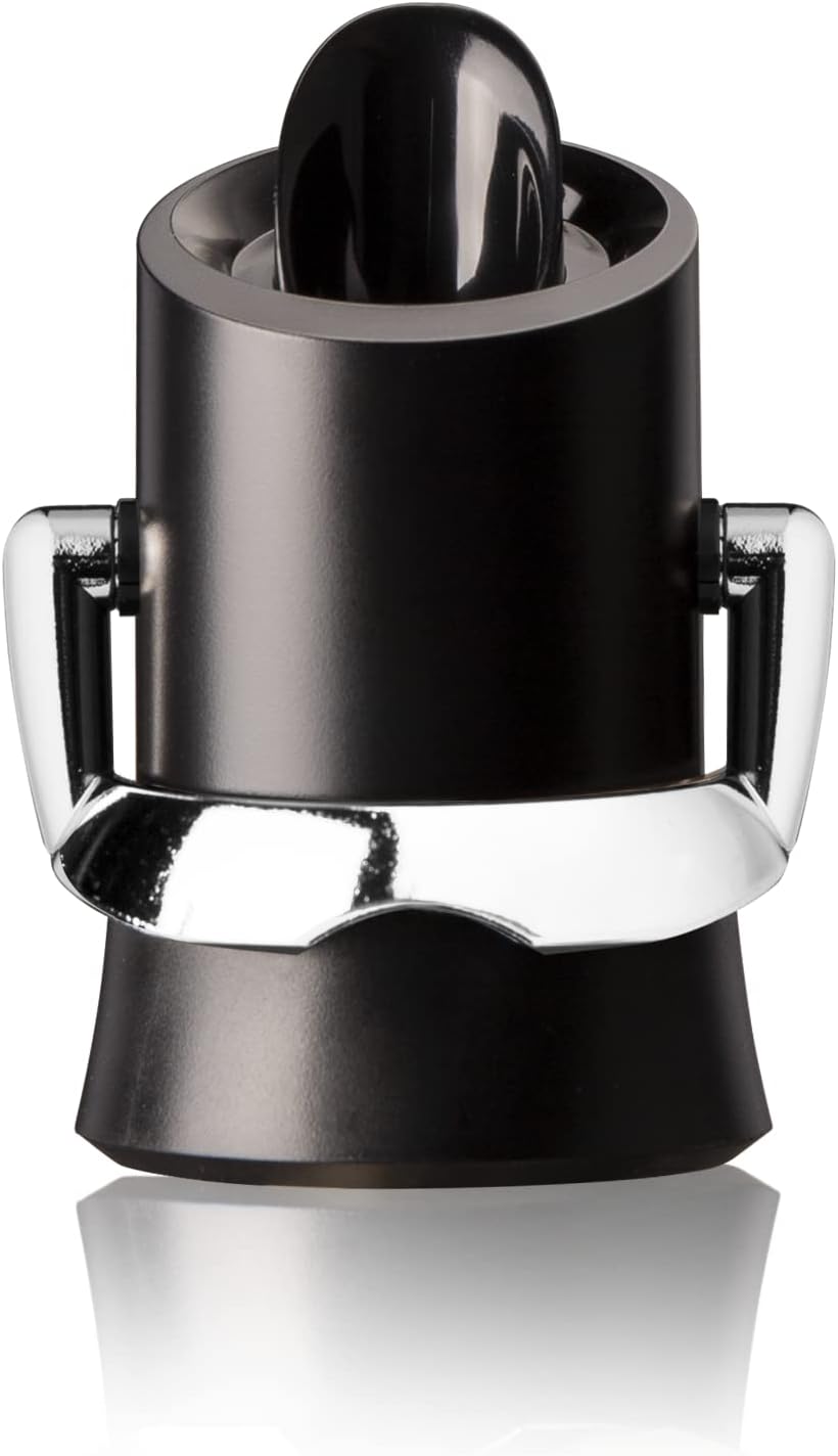 Vacu Vin Premium Champagne Bottle Stopper & Server - Preserve Bubbles for Up to a Week with Airtight Seal - Easy To Use, No Spill & Non-Drip Pouring - Kitchen Bar Counter Essentials