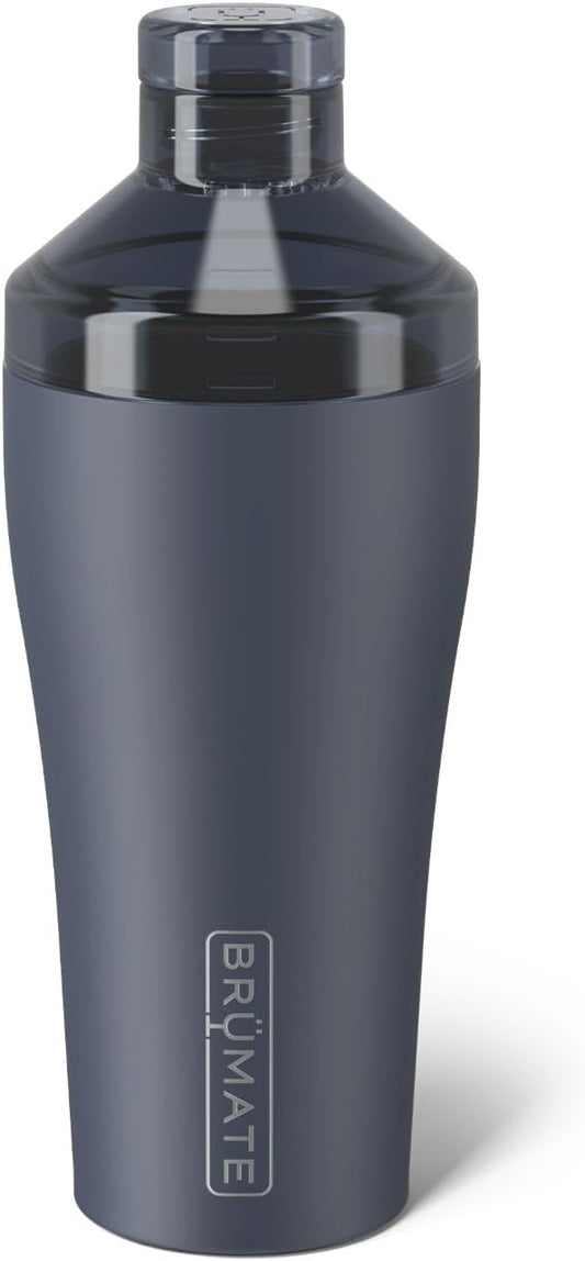 BrueMate Cocktail Shaker 22oz Stainless Steel Shaker, Nightfall Blue - Nightfall Blue
