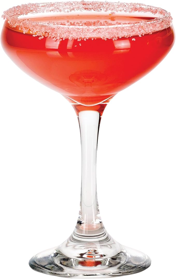 Libbey Signature Coupe Glasses Set of 4, Timeless Cocktail Glasses for Drinks and Desserts, Bar Glassware for All Occasions - Perception 12