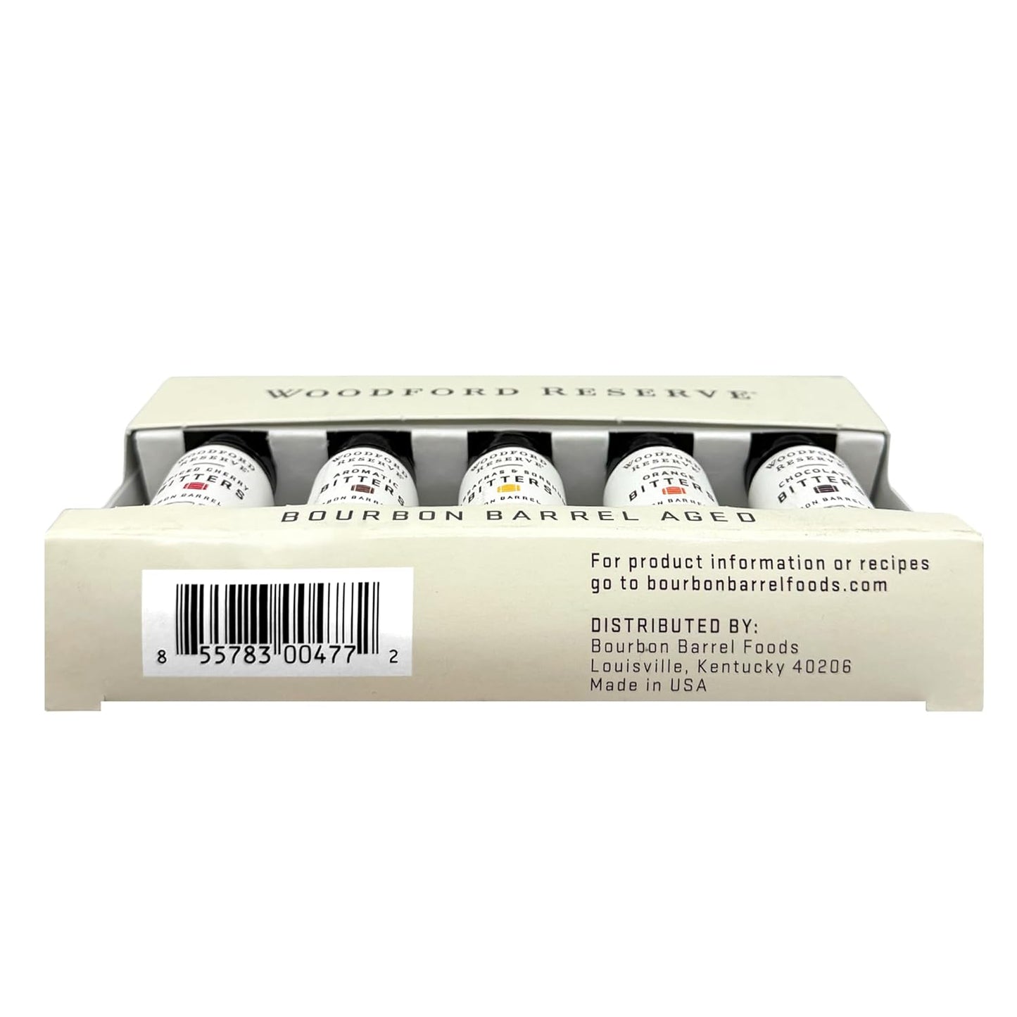 WOODFORD RESERVE® BITTERS DRAM SET – FIVE PACK (10ML EACH)