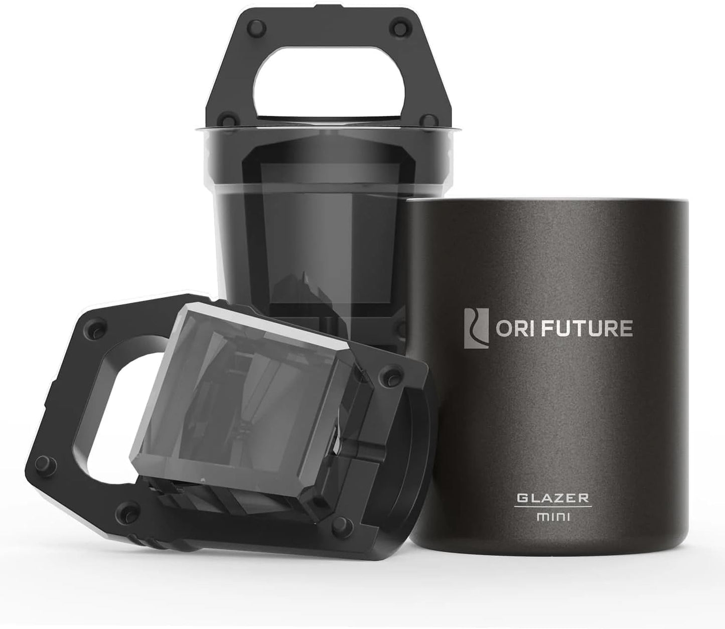 GLAZER mini, Clear Ice Cube Mold, Ice Cube Maker for Whiskey