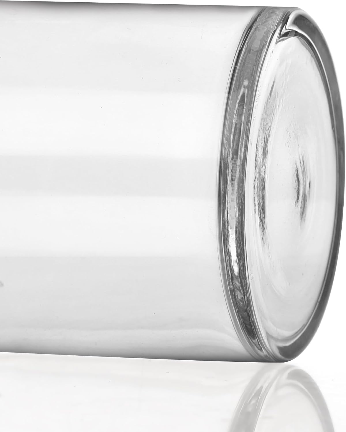 250ml Glass Reagent Bottle,Narrow Mouth Borosilicate Glass Reagent Bottle with Standard Ground Glass Stopper (8.45oz,Clear)