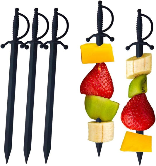 1000 Pcs Cocktail Picks Sword 7.62cm (3") - Sleek, Stylish Garnish for Cocktails, Perfect Plastic Toothpicks for Appetizers & Drinks, Versatile Fancy Skewers Food Pick for Charcuterie Parties