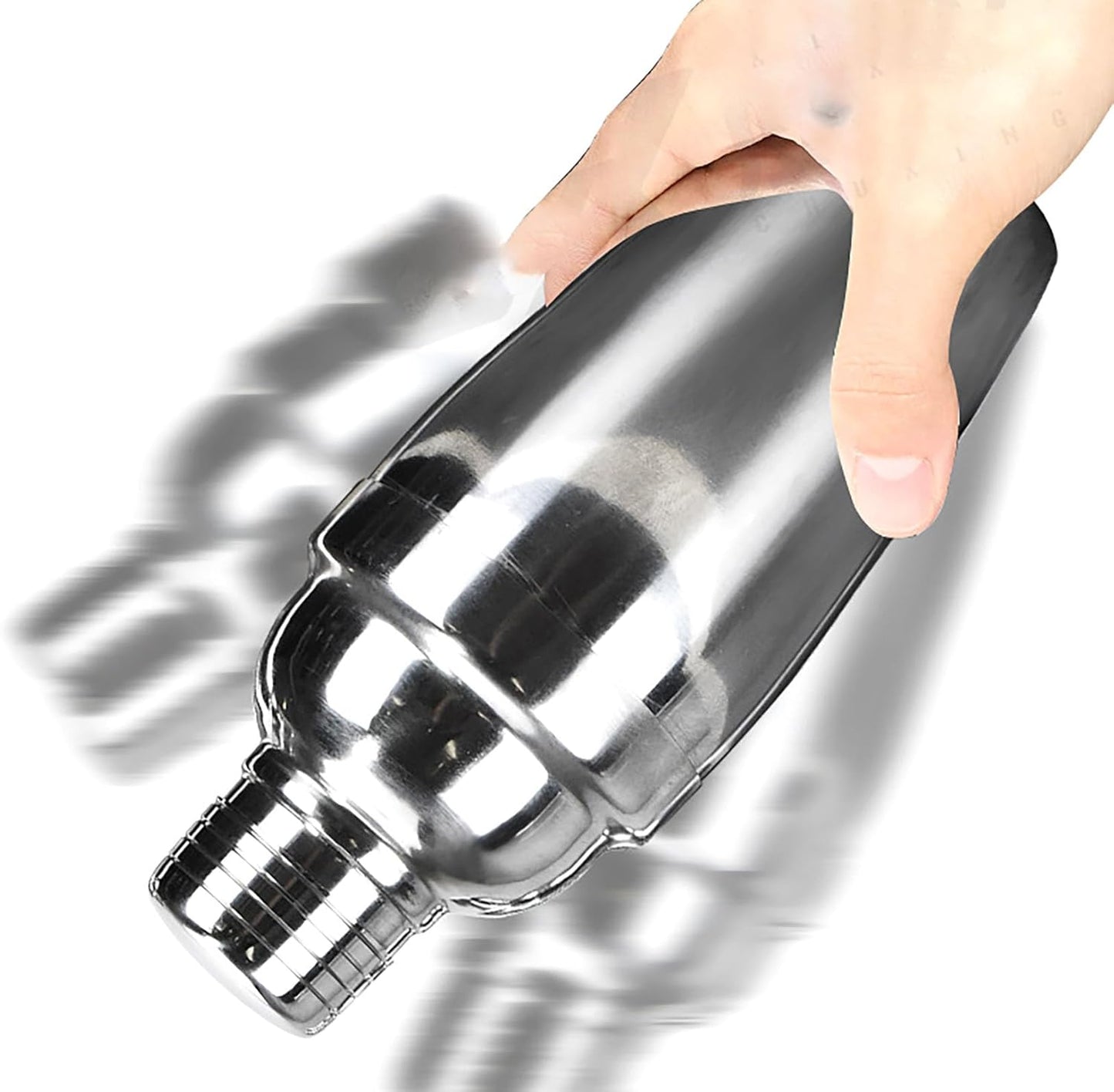 11.8 Oz Cocktail Shaker, 6.9 In x 3 In Stainless Steel Drink Shaker with Built-In Strainer for Bar Mixed Tools (11.8 oz)