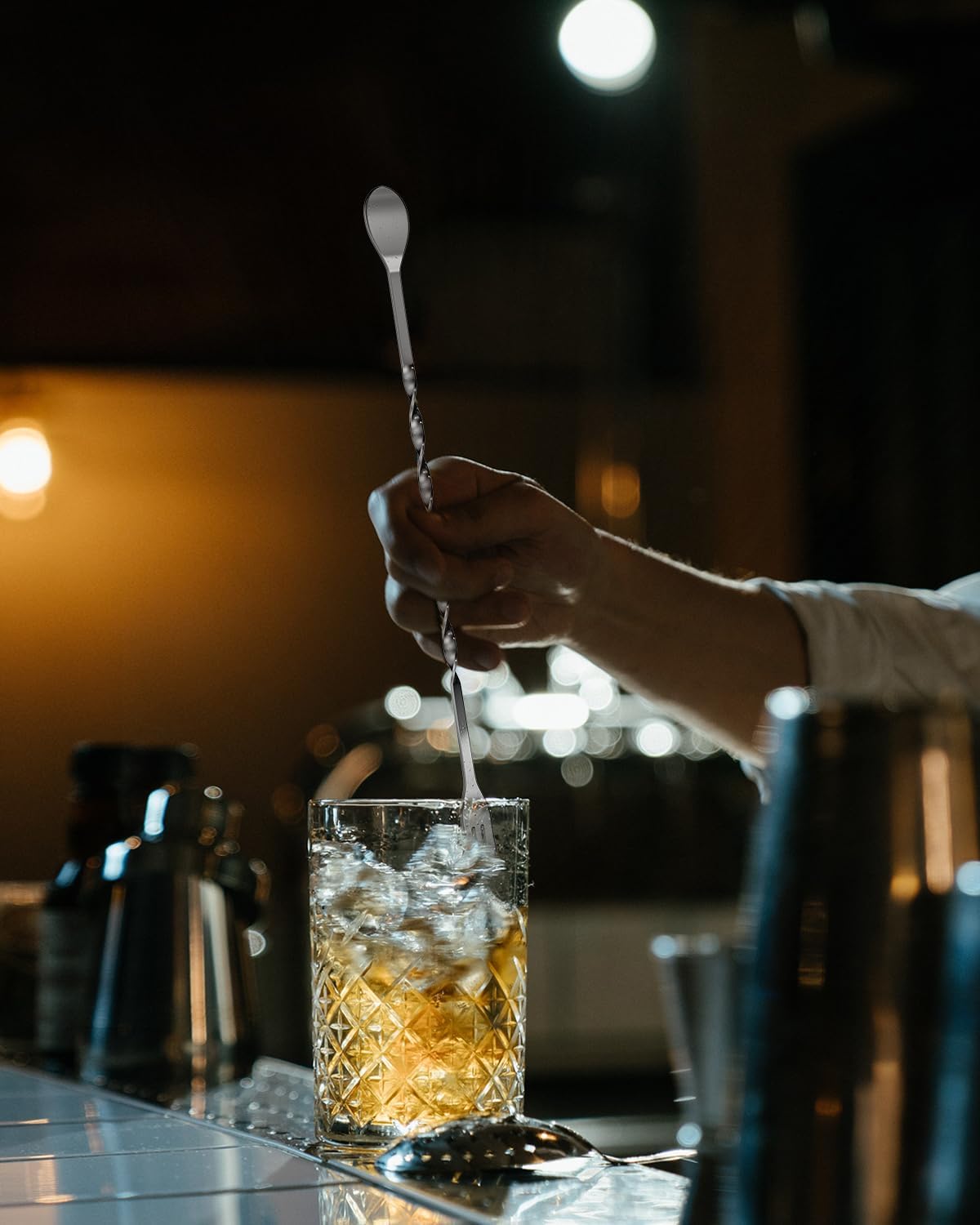 10 Inches Stainless Steel Muddler and Mixing Spoon for Cocktails, Bar Tools and Accessories - Create Delicious Mojitos and Other Fruit Based Drinks