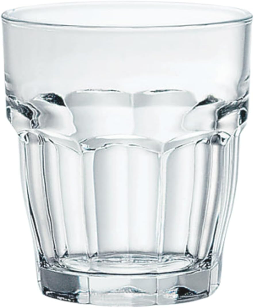 Bormioli Rocco Rock Bar Stackable Rocks Glasses, Set of 6, 9 1/4oz.