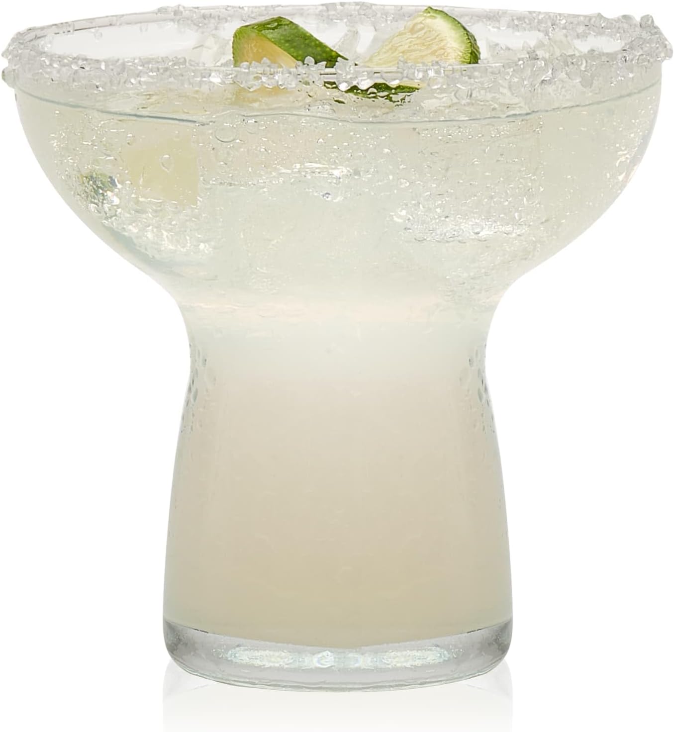 Libbey Stemless Margarita Glasses Set of 6, 10.25 ounces Classic Lightweight Margarita Cups, Fancy Glassware Set for Celebrations