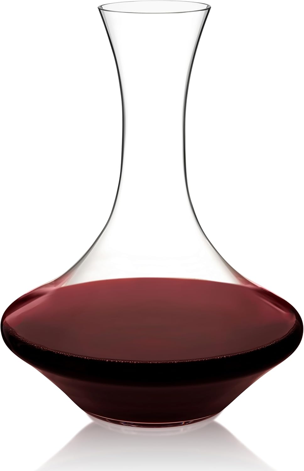Spiegelau Authentis Crystal Wine Decanter, Modern Carafe for Red and White Wine, Elegant Glass Pitcher for Wedding Gifts, Housewarming, Home Bar Accessories, 35.3 oz (1 Liter), Set of 1