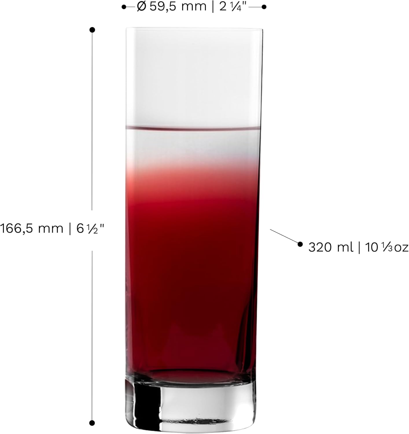 Stölzle Lausitz New York Bar Collins 10 3⁄4 oz - Set of 6 - Made in Germany - Dishwasher Safe & Break Resistant