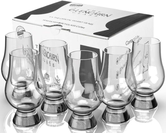 Glencairn Crystal Whiskey Glass, Set of 6, Clear, 6 Pack