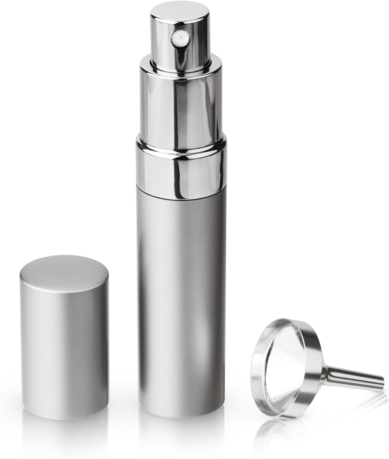 True Martini Atomizer Bar Mister – Spray Bottle for Gin & Vodka Martinis, Refillable Vermouth Spritzer for Bitters and Absinthe, Travel Perfume & Essential Oils Sprayer, Glass Canister with Funnel