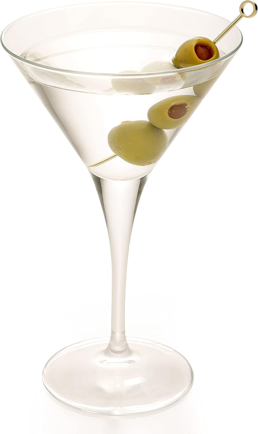 Barfly Cocktail Picks, Circle, Gold Plated, Set 12, 4.5"