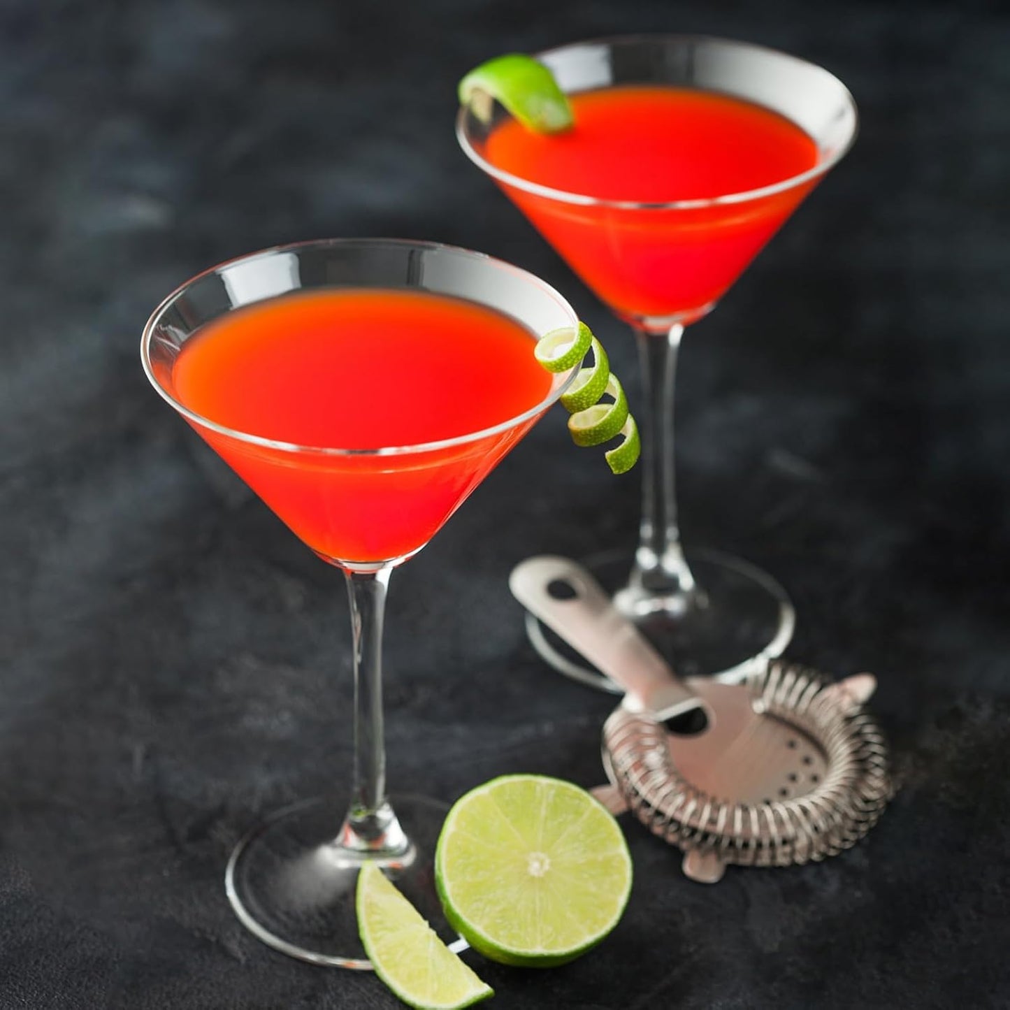 PARACITY Martini Glasses Set of 2, Coupe Glasses, Hand Blown Premium Martini Glasses, Perfect for Cocktails, Martinis, Margaritas, Parties, Catering Boxes and Gifts(6 OZ/180ML)