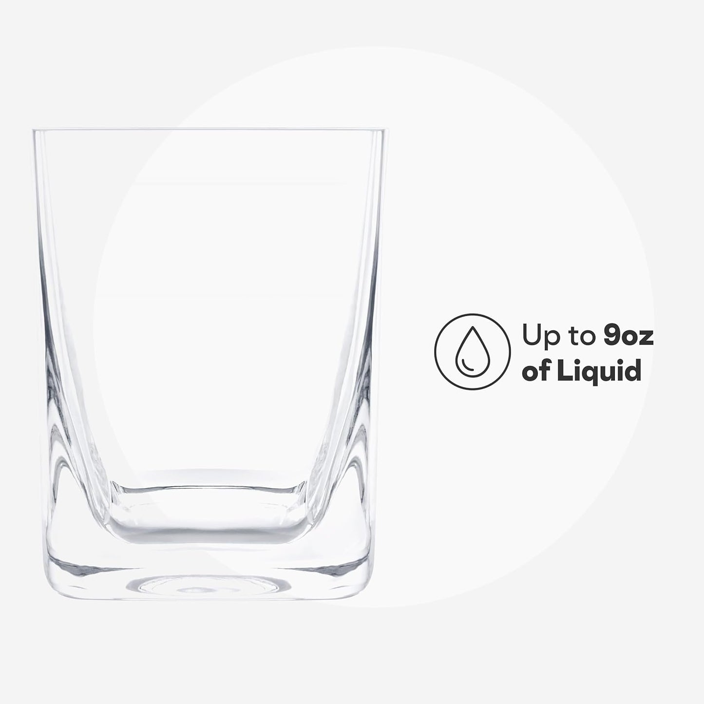 Corkcicle Premium Cigar Glass - Dual-Use Whiskey Glass - Built-In Cigar Notch - Ergonomic Design - Durable Construction - Summer Drinkware Gift - 9 oz