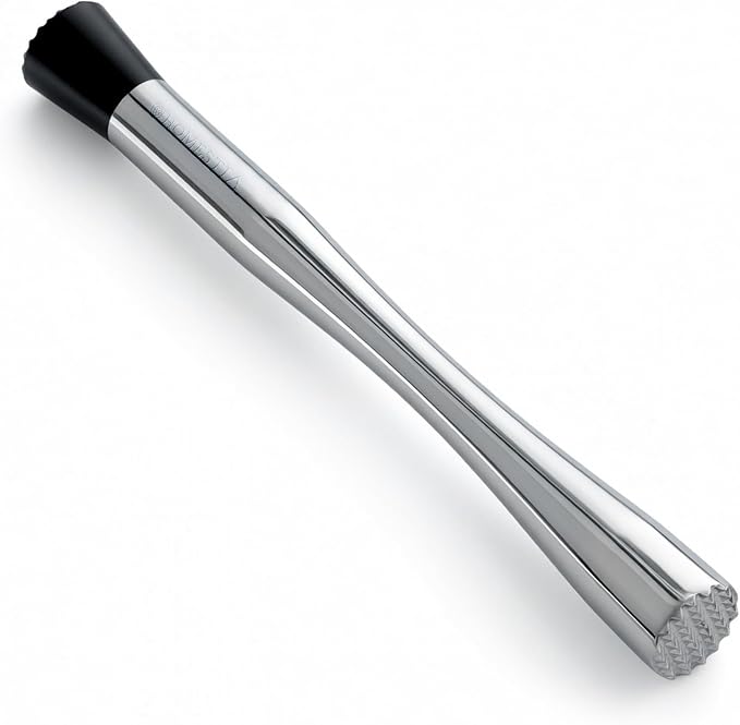 Homestia 10 Inch Muddler for Cocktails, Lemon Muddler for Lemonade, Black - B0DLZWJV71