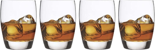 Luigi Bormioli Michelangelo 15.75 oz Double Old Fashion Glasses - Classic Design Ideal for Cocktails, Modern Durability - Fine Laser-Cut Rims, Dishwasher Safe, Made in Italy (Set of 4)
