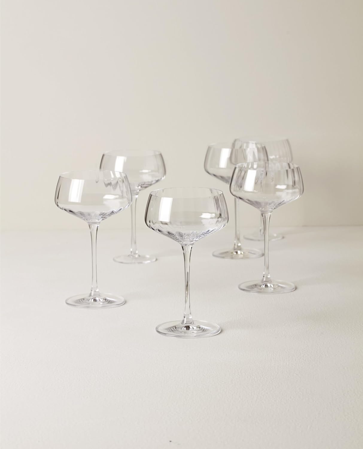 Lenox 897401 Tuscany Classics Angled Optic Coupes, Set of 6