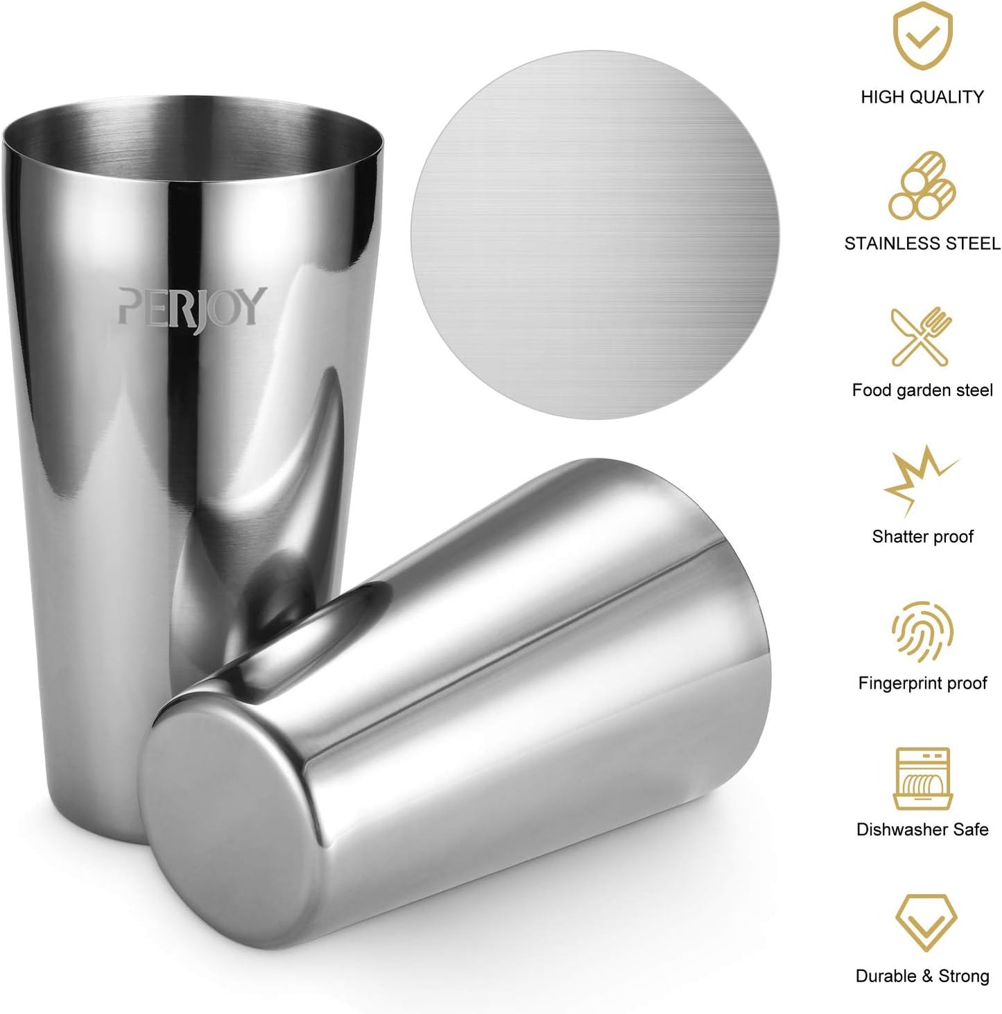 Cocktail Shaker Set, 16 Piece Bartender Kit, Cocktail Shaker, Stainless Steel Bar Set Accessories, Coktail Set, Boston Shaker, Drink Mixer Shaker, Bartending Bar Tools with Muddler Spoon Jigger