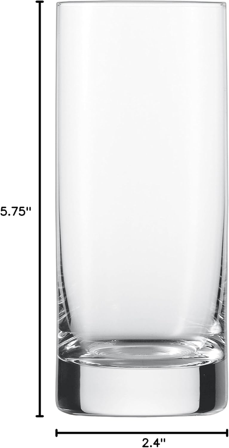 Zwiesel Glas Tritan Paris Barware Collection Beer/Long Drink Glass, 10.1-Ounce, Set of 6