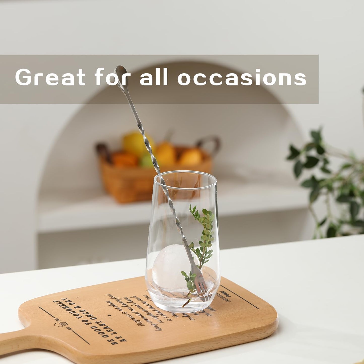 Wlasss Drinking Glasses Set of 4, 16.4 oz Clear Glass Tumbler, Water Glasses for Beer, Juice, Mojito, Iced Tea, Dishwasher Safe Glassware,Gifts