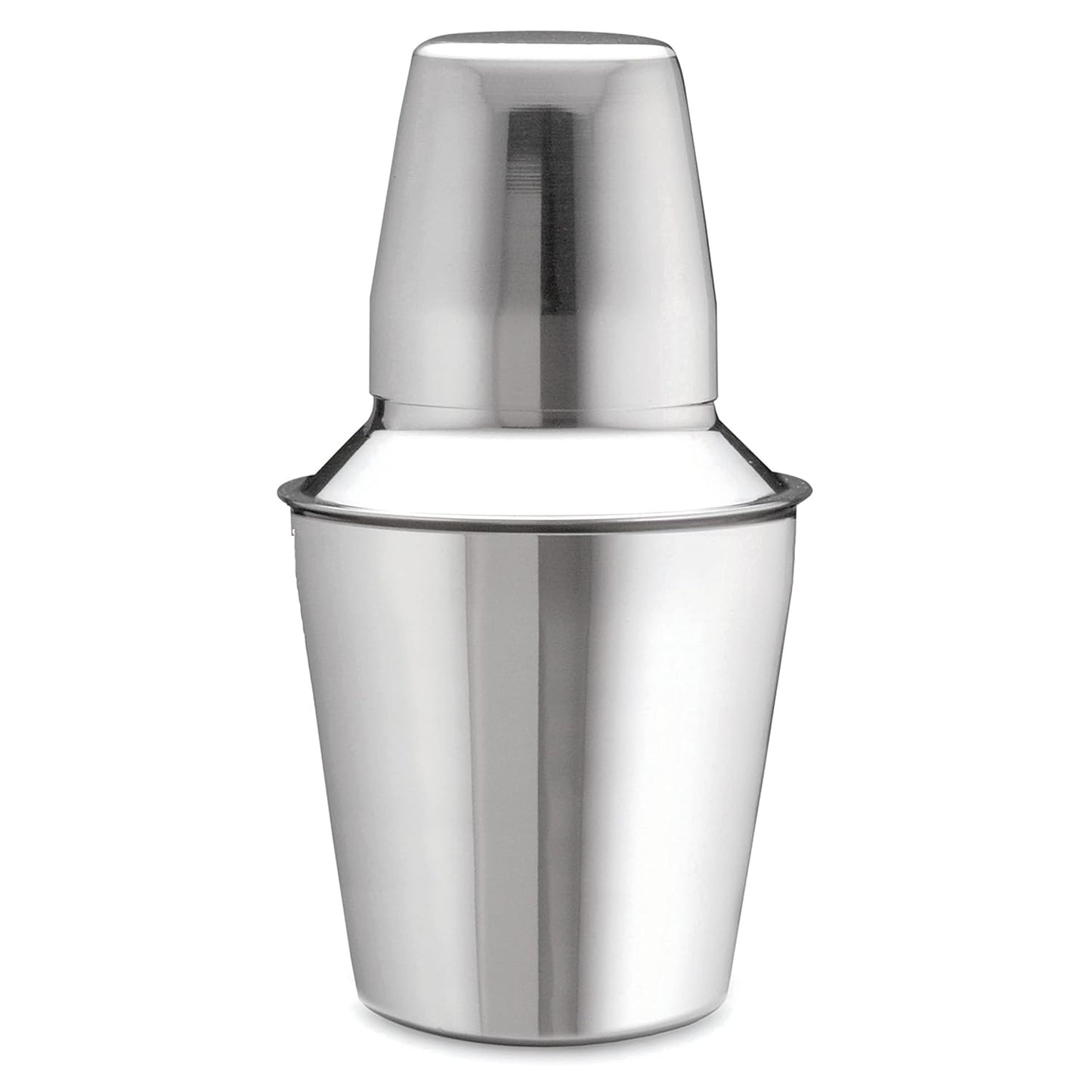 TableCraft 375 3-Piece Stainless Steel Cocktail Shaker, Bar Shaker with Built-In Strainer for Bartenders, Perfect for Mixing Cocktails, Margaritas – Durable Stainless Steel, Dishwasher Safe, 8oz