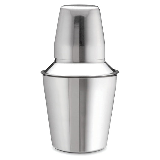 TableCraft 375 3-Piece Stainless Steel Cocktail Shaker, Bar Shaker with Built-In Strainer for Bartenders, Perfect for Mixing Cocktails, Margaritas – Durable Stainless Steel, Dishwasher Safe, 8oz