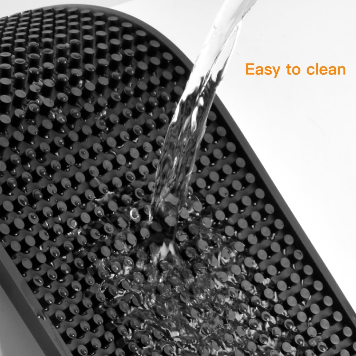 Rubber Service Bar Mat, Anti-slip12 x 6" Rubber Bar Spill Mat, 2 Pcs Premium PVC Pad for Kitchen, Restaurant, Countertop, Hotel, Beverages(2Pcs)