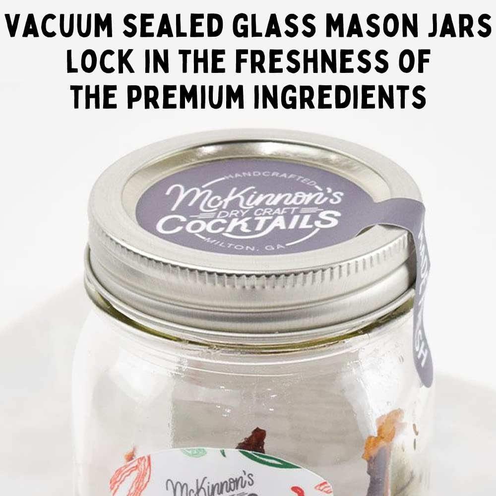 McKinnon’s Dry Craft Cocktails Dehydrated Fruits and Herbs, DIY Mixology, Infusion Kit, Mason Jar Serves 8 – 16 Drinks (Pineapple Jalapeno, 1 Jar)