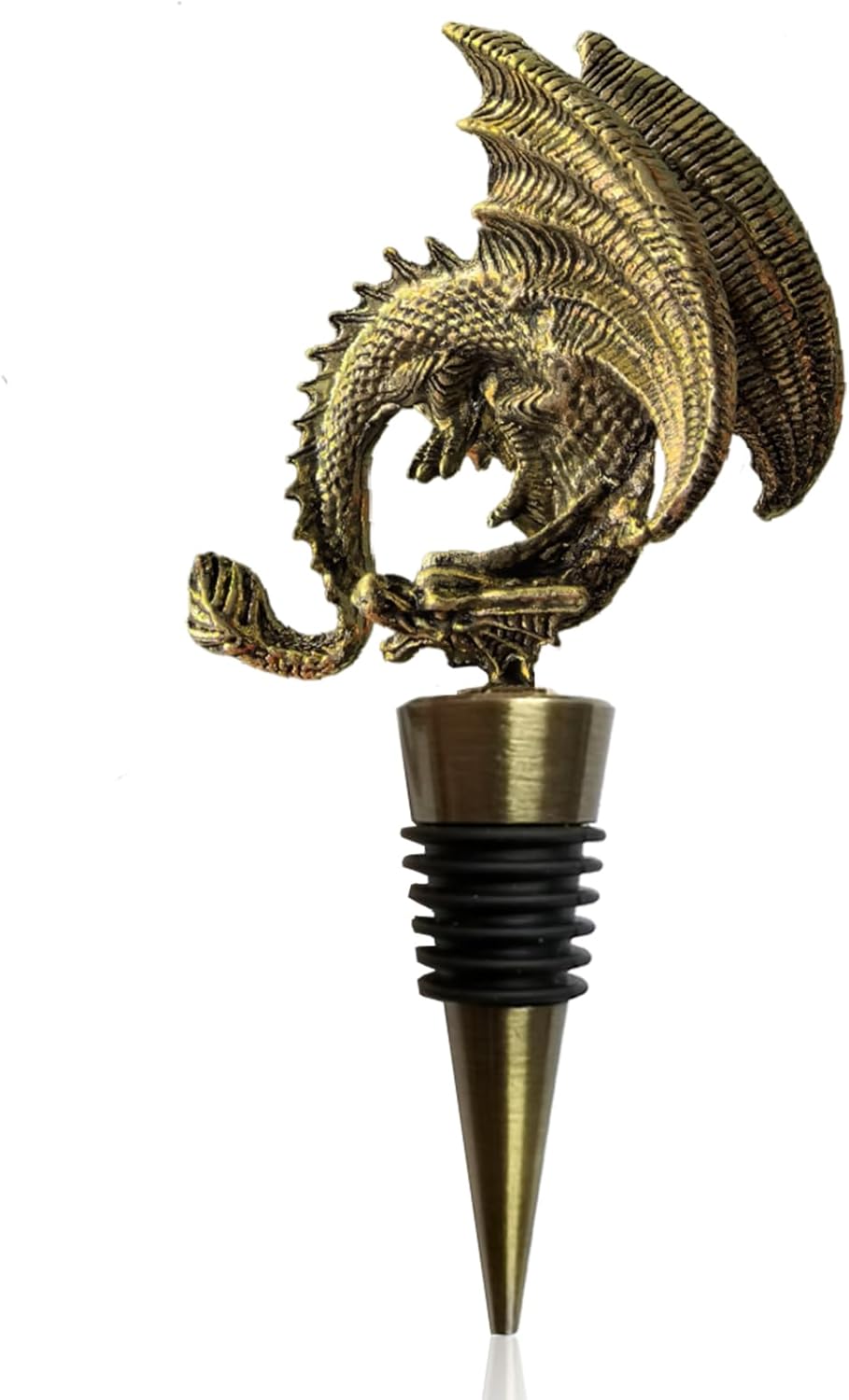 Dragon Wine Stoppers Gothic Metal Alloy Design Bottle Stopper for Dragon Gift Party Decorative