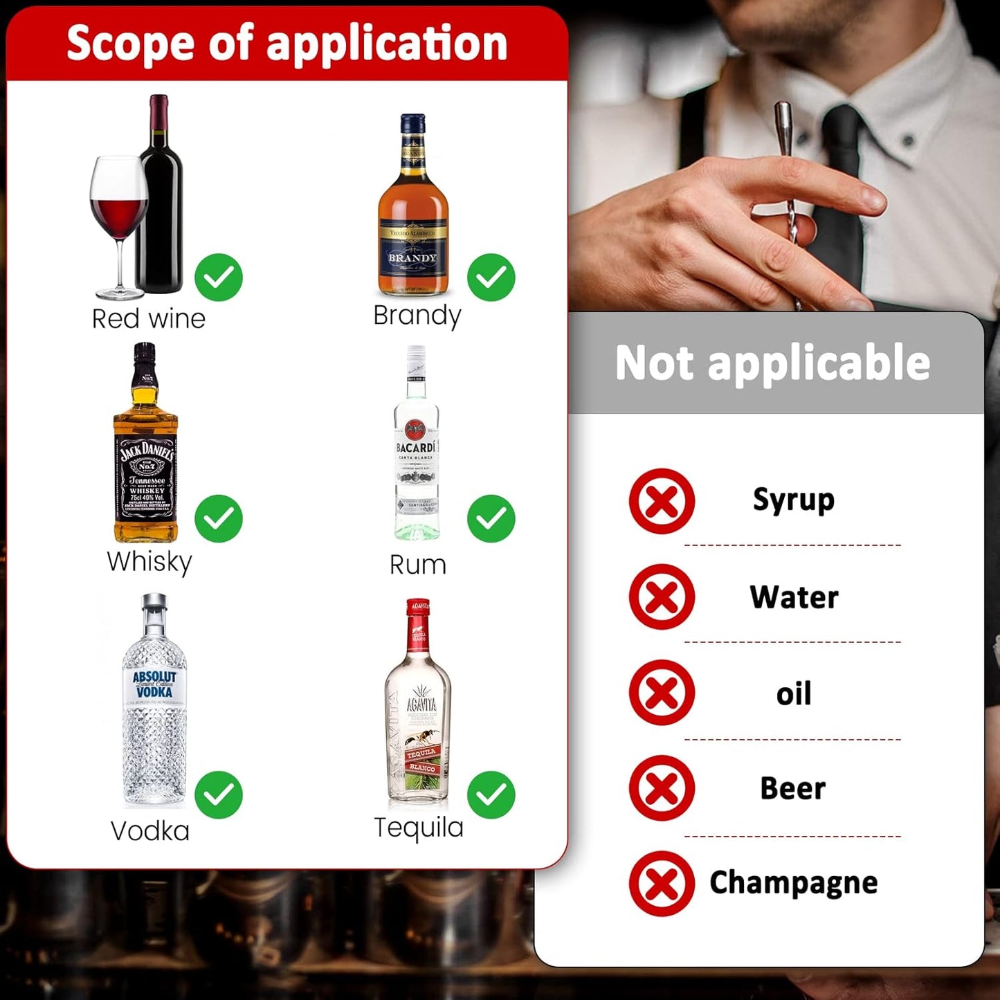 Automatic Measured Bottle Pourer - Quick Shot Spirit Liquor Pour Spouts with Dust Caps for Wine Cocktail Beverages - Ideal Home Bar Tools 1 oz / 30ml (Clear, 4 Pack)